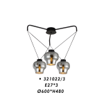 Pendant light LED Series – Model 321022/3 - Image 2