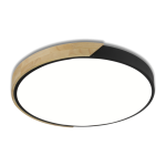 CEILING LIGHT MODEL 2618/400 (Black) 24W / 36W