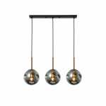 Smokey Orbit Trio Pendant