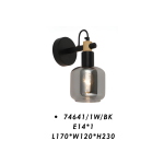 Pendant light LED Series – Model 74641/1W (Black) - Image 2