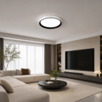 CEILING LIGHT TRI-TONE MODEL 2536 BLACK （36w 48w） - Image 2