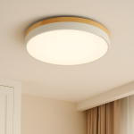 CEILING LIGHT MODEL 2536 (White+Wood) 24W - Image 3