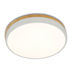 CEILING LIGHT MODEL 2536 (White+Wood) 24W