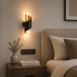 Wall Light Diecast Aluminium WL-PION-F1-BK-30-NS - Image 2