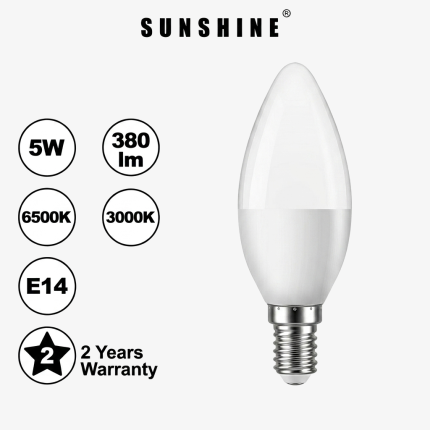 Sunshine LED 5W (LCANE) E14 Bulb