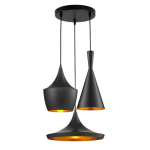 PENDANT LIGHT 3B BK ZD
