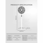 Mistral MSF1455DRW 14" DC Stand Fan with Wi-Fi & Remote - Image 3