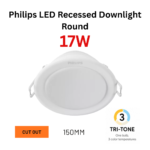 Philips LED Recessed Downlight 17W Round 3 Tone