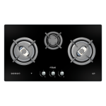 Mowe 78 cm Wi-Fi Hob with 3 Burners Glass