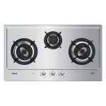 Mowe 90 cm Wi-Fi Hob with 3 Burners S/S