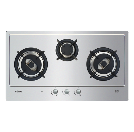 Mowe 90 cm Wi-Fi Hob with 3 Burners S/S