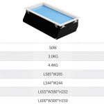 Skylight Oblique Series 300 x 600 50W - Image 2