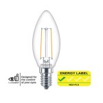 Philips LED Filament Bulb Clear E14 E27
