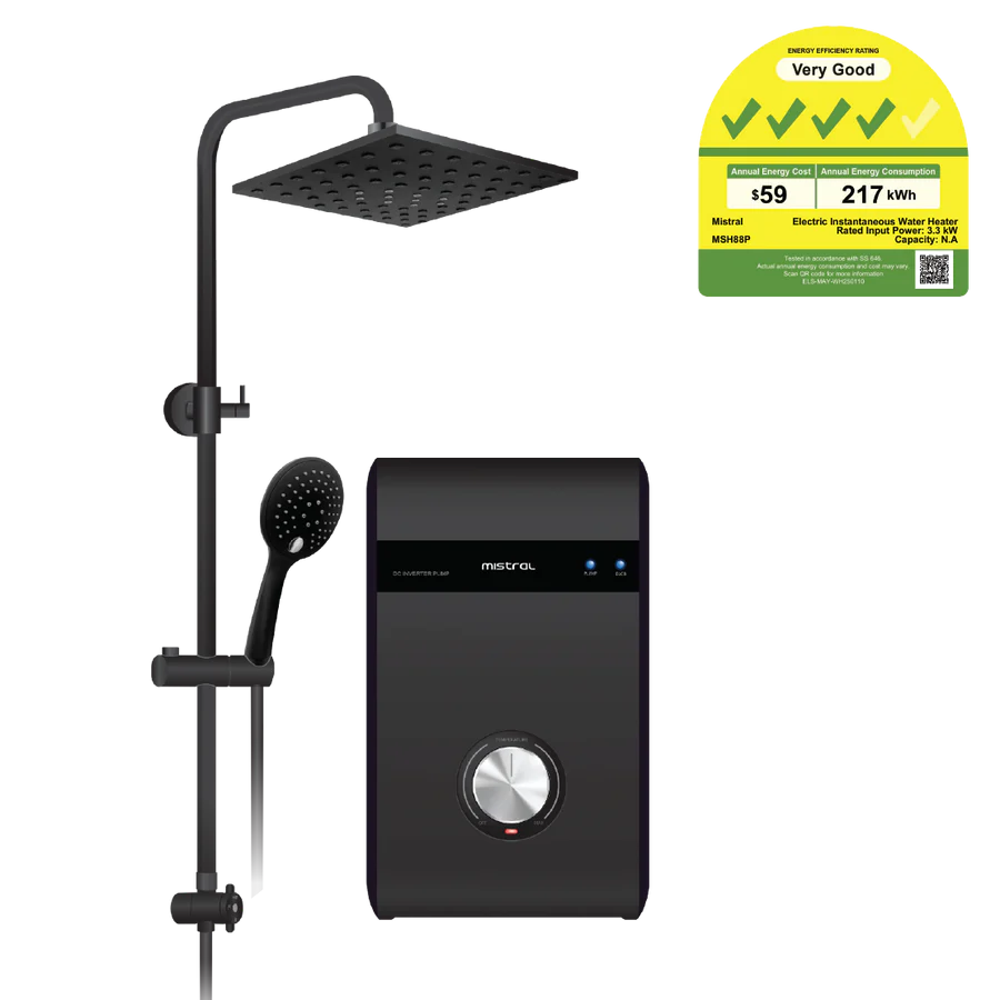MSH88MB-Front-800x800 Mistral MSH88MBK Instant Heater - Image 1