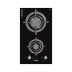 Mowe 30cm Wi-Fi Hob with 2 Burners Glass