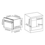 MOWE 53L Wi-Fi Steam Glass Smart Oven - Image 2