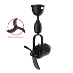 16" Corner / Ceiling / Wall Fan with Remote