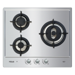 Mowe 60cm Wi-Fi Hob with 3 Burners S/S