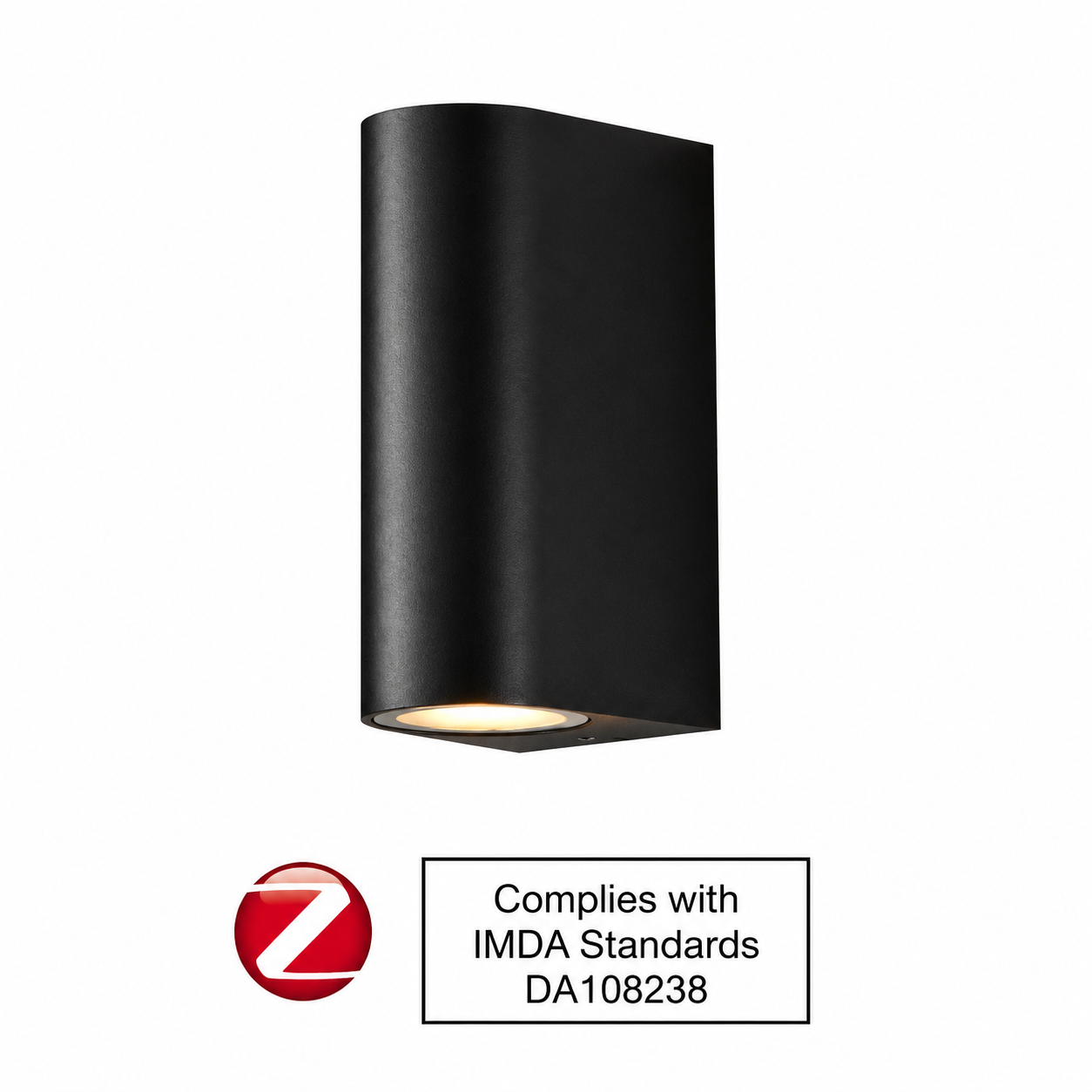 f0d254fa-524d-49e6-93f2-1f263025dd7c Blackmon Smart Up & Down Wall Light - Image 1