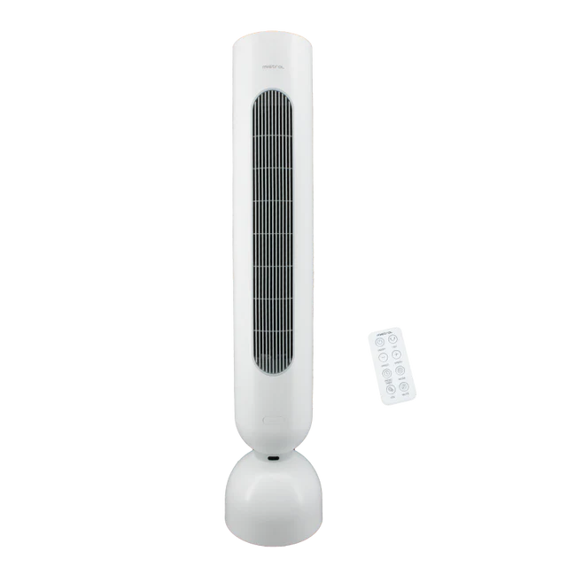 stand-fan-front Mistral 43" DC Tower Fan With Remote Control - Image 1