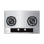 Aerogaz AZ-283SF - 78cm Stainless Steel Gas Hob 2 Burners
