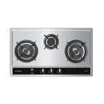 Aerogaz AZ-730SFT - 70cm Stainless Steel Hob 3 Burners