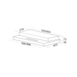 Aerogaz AZ-9100 - 90cm Slimline Hood - Image 2
