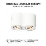 Modern dual adjustable spotlight