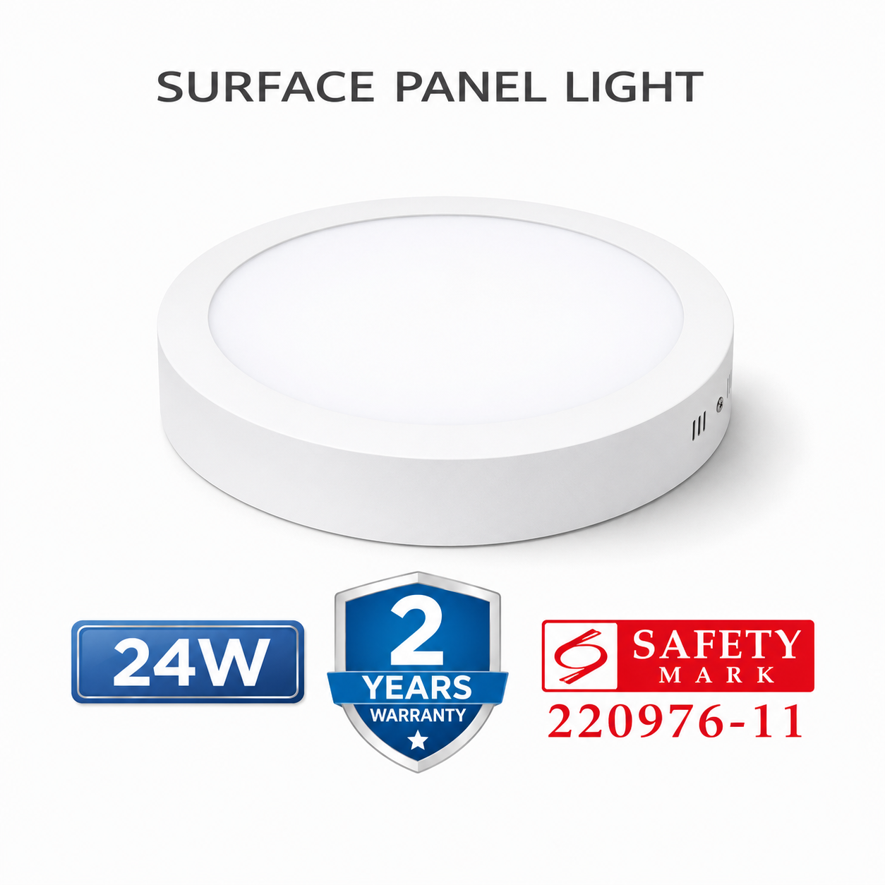 46e46a3b-9411-499f-8ae4-1dc020c13060 LED Surface Panel Light | Round | 24W - Image 1
