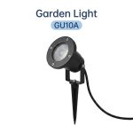 Modern Outdoor Garden Light Black Without Gu10 A