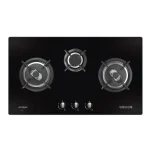 Aerogaz AZ-930FT - 90cm Tempered Glass Hob 3 Burners