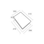 Aerogaz AZ-162F - 30cm Tempered Glass Gas Hob 1 Burner - Image 2