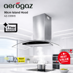 Aerogaz AZ-3389IS - 90cm Island Hood