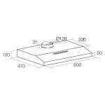Aerogaz AZ-6008 - 60cm Slim Lux Hood - Image 2