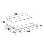 Aerogaz AZ-6500 - 60cm Telescopic Hood - Image 2