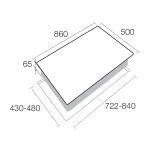 Aerogaz AZ-930FT - 90cm Tempered Glass Hob 3 Burners - Image 2
