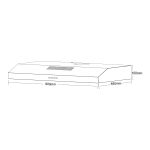Aerogaz AZ-9880 - 90cm Slim Hood - Image 2