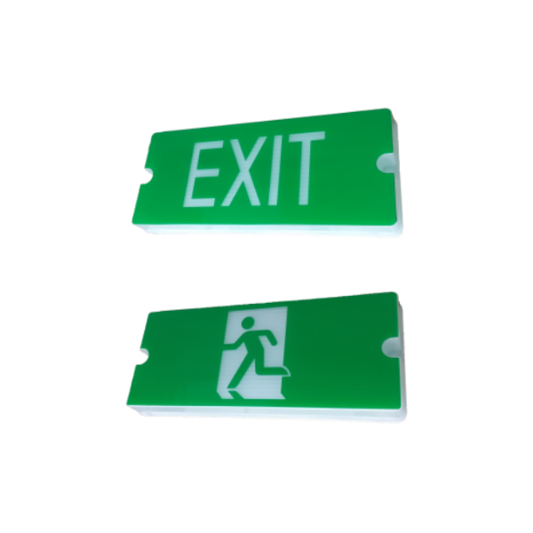 EASI LED Recessed Emergency Light (6) Weatherproof LED Emergency Exit Sign - Image 1