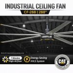 Caterpillar Industrial 7 Blades Ceiling Fan CF-288 (288'')