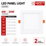 LIGHTING HUB SLIM PANEL DOWNLIGHT WITH SAFETY MARK