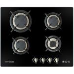 Aerogaz AZ-470F - 60cm Tempered Glass Hob 4 Burners