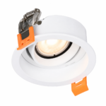 Round Recessed Downlight T2300 White/ Black