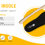 D&D Insole with Wooden Shoehorn | Unisex Sizes #4–#12 | HW-PPE-56