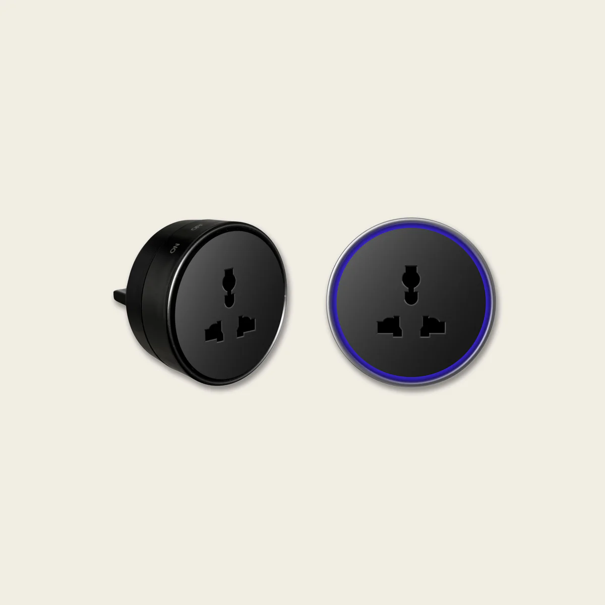 universal_adaptor_black_export_model OZO Universal Travel Adaptor - Image 1