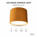 Surface Mounted Ceiling Light Series 32 Wood Frame