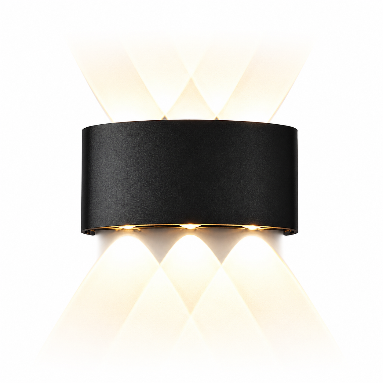 031a7fd3-26e6-4079-9645-fe525021d0a5 Modern Up & Down LED Wall Light – WL-PION-HL-030 6x1W (Black) - Image 1
