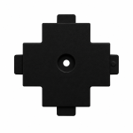 Magnetic Track Cross Connector – MH185 (Black)