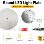 Round LED Light Plate 36W