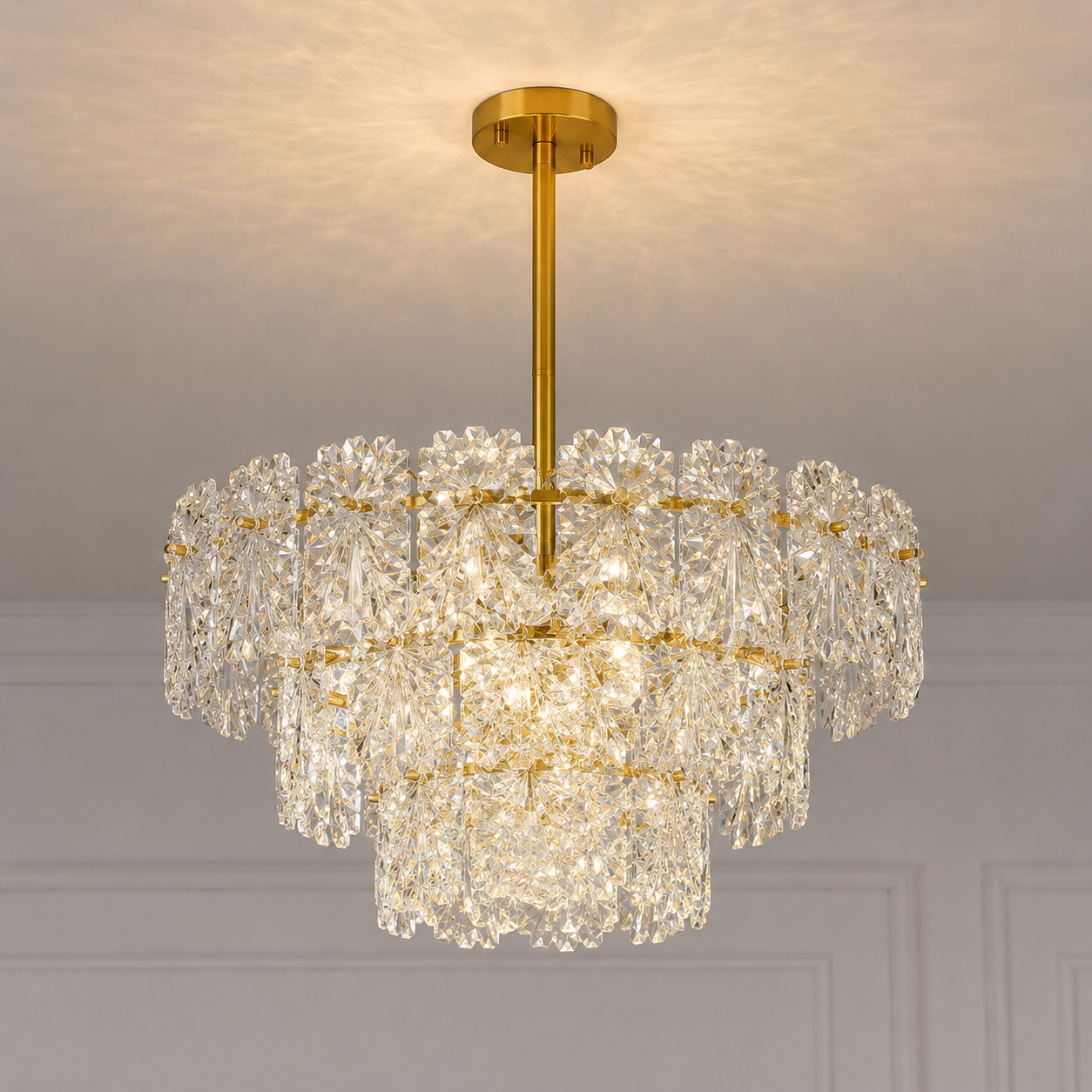2f2c6702-6265-49ea-86d6-e31414de6306 Crystal Pendant Chandelier - Image 1