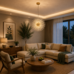 Modern Crystal Dandelion Pendant Light - Image 2